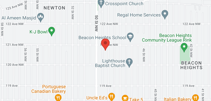 map of 12026 49 ST NW